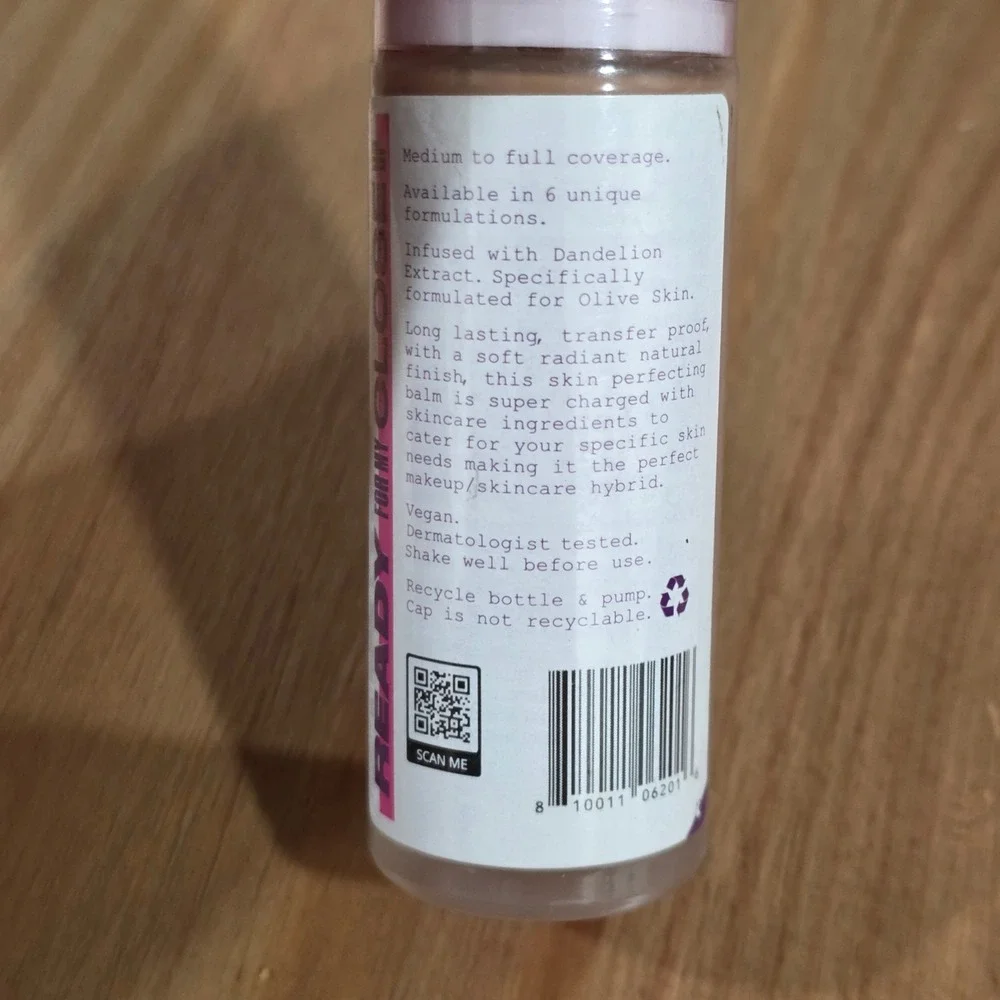 UOMA by Sharon C Flawless IRL Skin Perfecting Foundation Honey Honey T6 1oz New